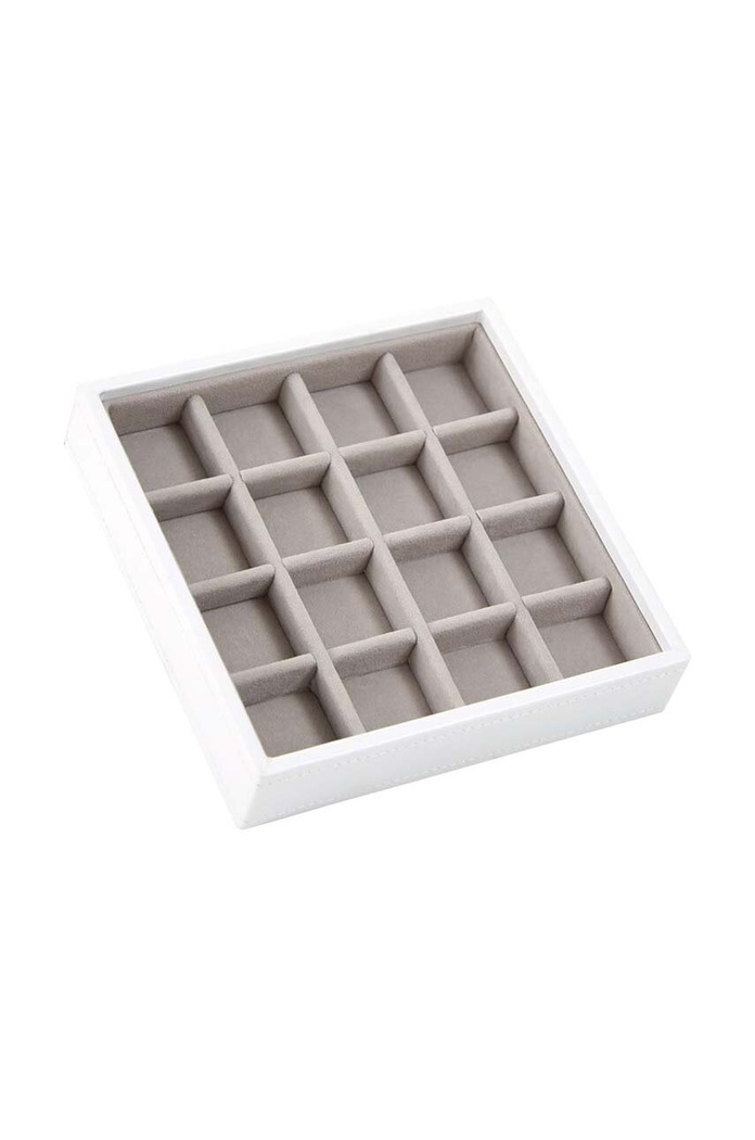 Organizér na šperky Stackers bílá 70745