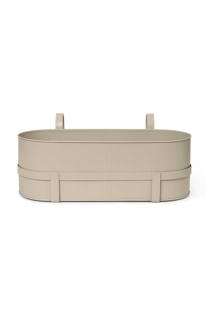 ferm LIVING donica balkonowa Bau 45 x 20 x 25,5 cm beżowy 1104263537