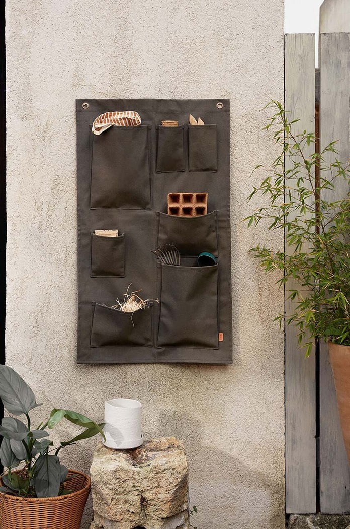 ferm LIVING organizator de perete Bark Garden Wall Storage 1104267582 verde AA00