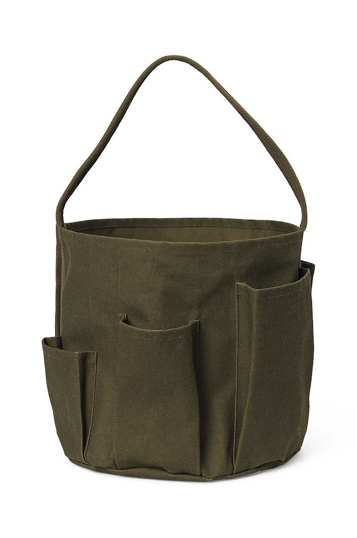 Brašna na zahradní nářadí ferm LIVING Bark Garden Bucket zelená 1104267579