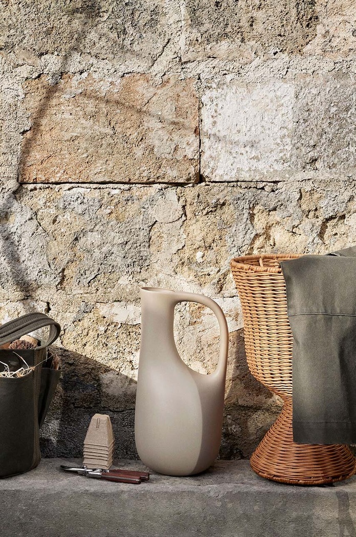 Lifestyle Brašna na zahradní nářadí ferm LIVING Bark Garden Bucket 1104267579 zelená