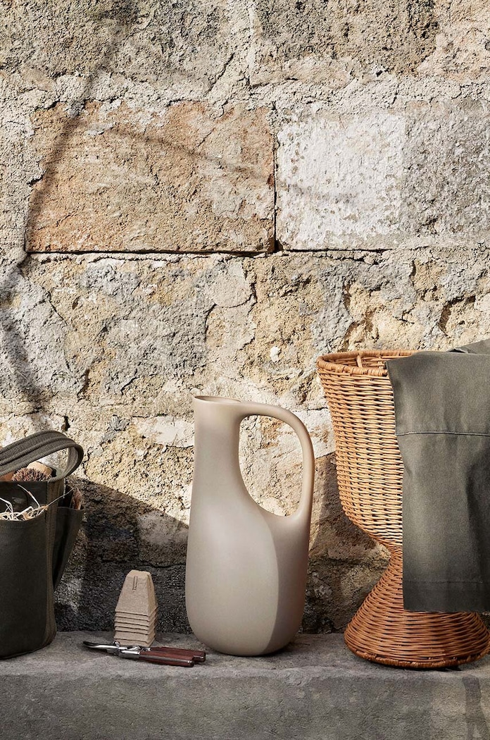 Lifestyle Brašna na zahradní nářadí ferm LIVING Bark Garden Bucket 1104267579 zelená