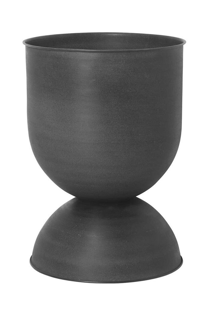 Ferm Living Donica Hourglass Pot M czarny 100130629