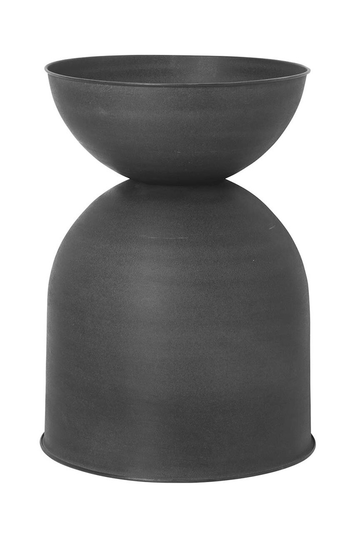 Ferm Living Donica Hourglass Pot M 100130629 czarny AA00