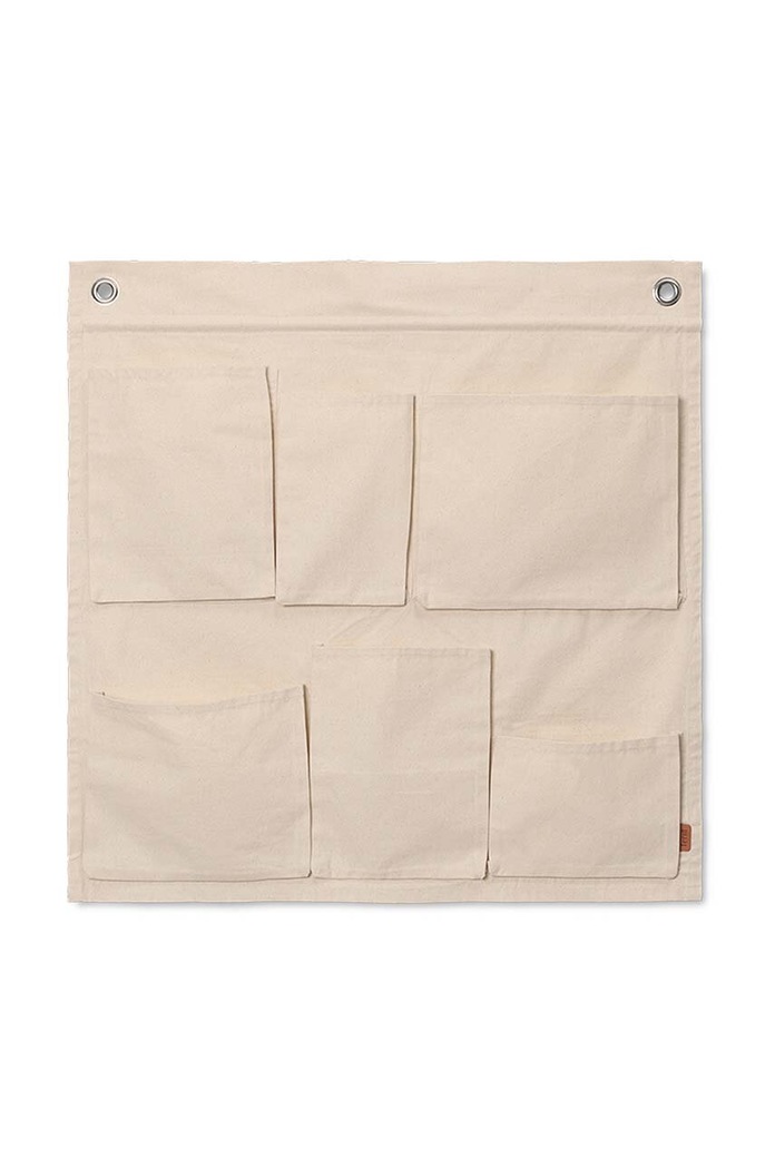 Οργανωτής τοίχου ferm LIVING Canvas Wall Pockets μπεζ 1104266381
