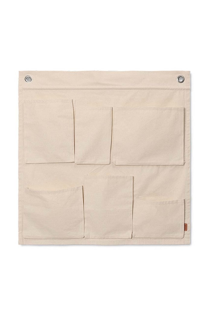 Οργανωτής τοίχου ferm LIVING Canvas Wall Pockets μπεζ 1104266381