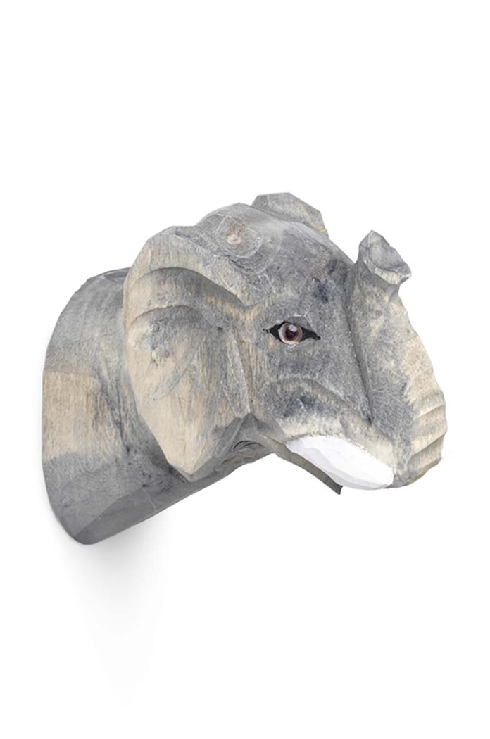 Ferm Living wieszak ścienny Animal Hand szary 1101382804