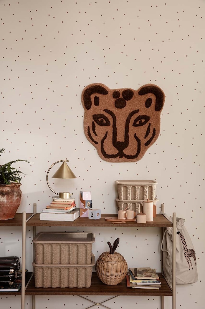 Košara za shranjevanje ferm LIVING Apple 100229206 bež AA00