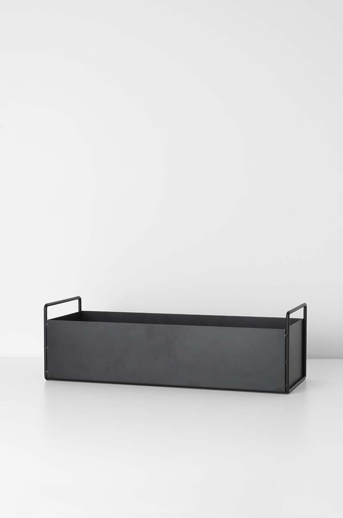 Ferm Living Pat de flori Plant Box 3291 negru AA00