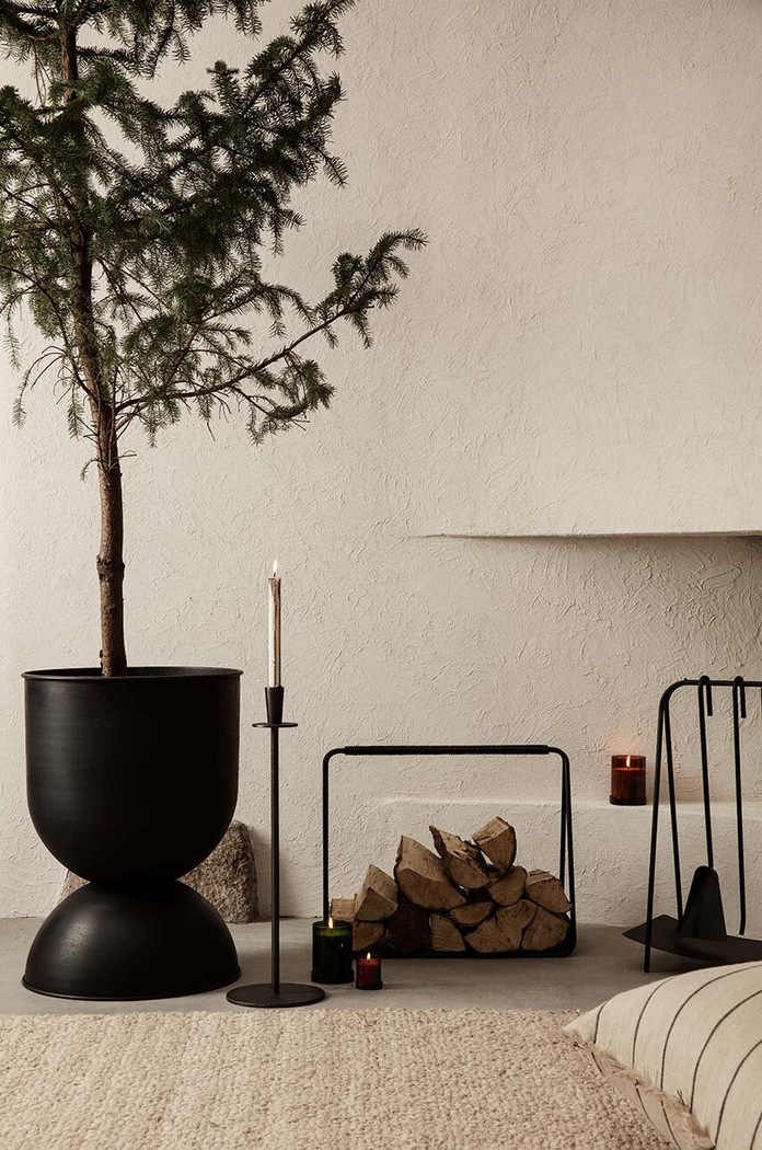 Lifestyle ferm LIVING accesorii pentru șemineu Port Fireplace 100567101 negru