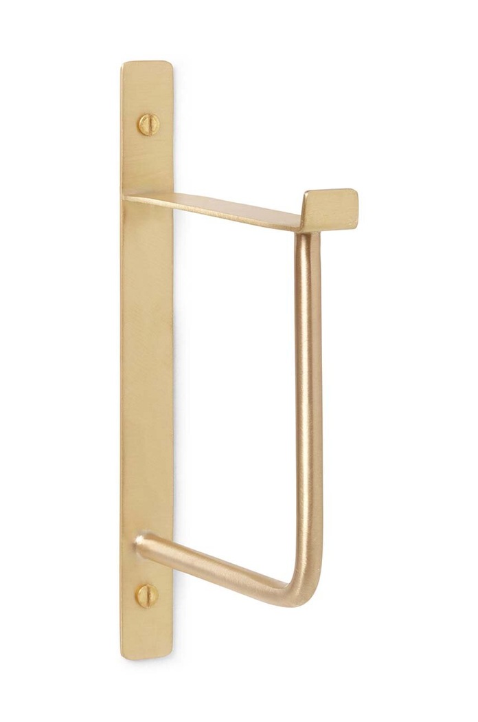 Zidna vješalica ferm LIVING Hang Rack zlatna 1104264510