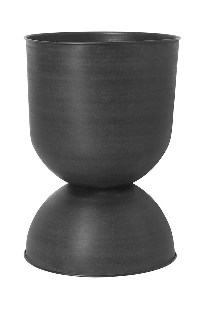 Ferm Living Květináč ferm LIVING Hourglass Pot černá 100131629