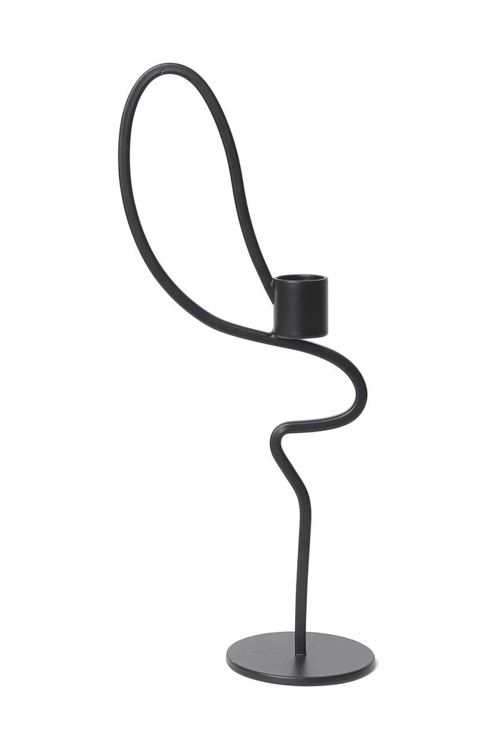 Ferm Living świecznik dekoracyjny Valse 1104268152 czarny AA00