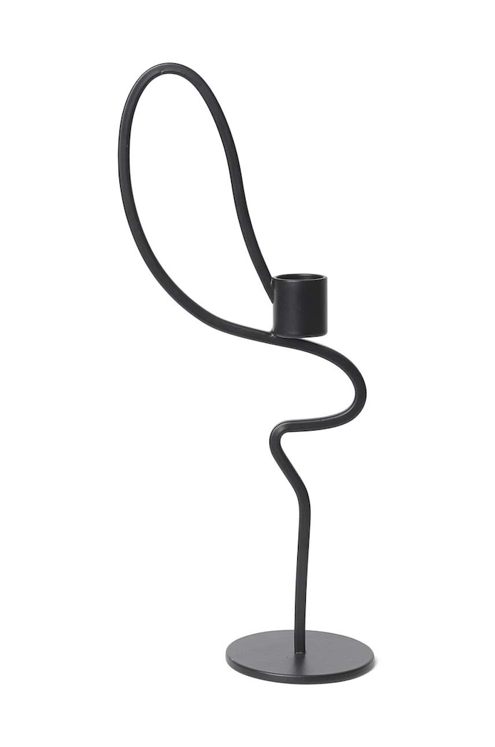 Ferm Living świecznik dekoracyjny Valse 1104268152 czarny AA00