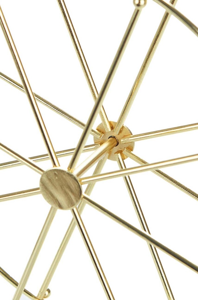 Obývacia izba a spálňa Stojan na šperky Balvi Golden Wheel 27682 žltá