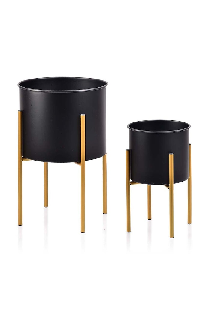 Affek Design doniczka ze stelażem Swen 2-pack multicolor HTOP6532