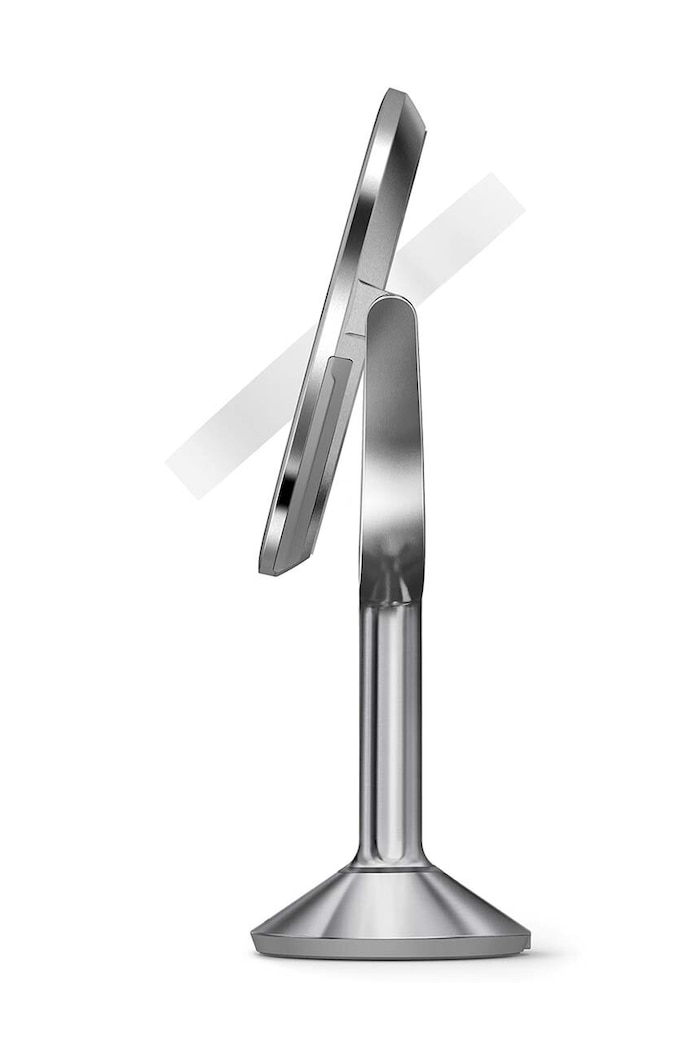 Baie Simplehuman oglindă cu iluminare led Trio Max ST3024 gri