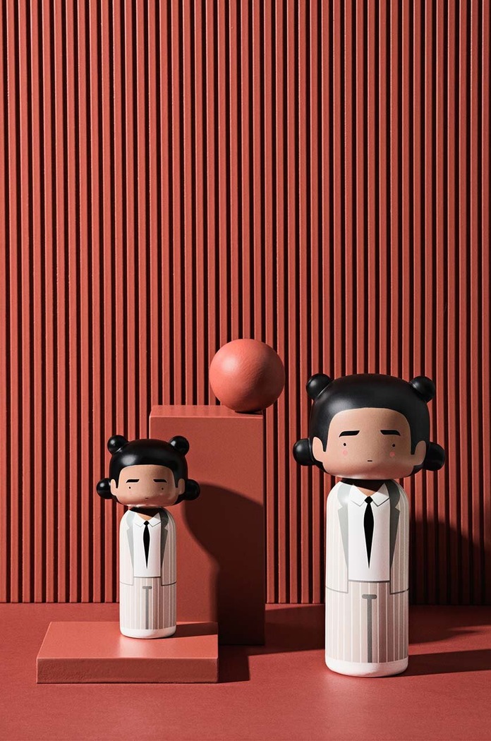 Lifestyle Lucie Kaas lalka kokeshi Basquiat SI02BA2 multicolor