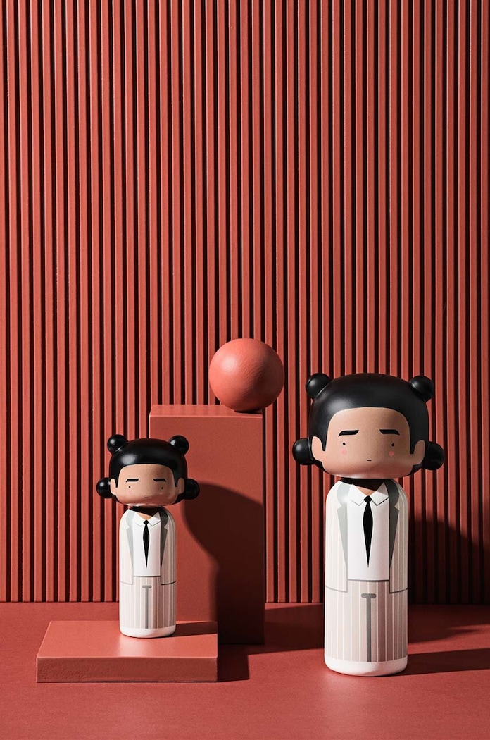 Lifestyle Lucie Kaas lalka kokeshi Basquiat SI02BA2 multicolor