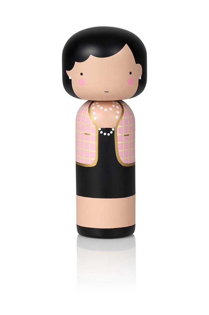 Lucie Kaas kokeshi baba Coco In Pink többszínű SI01CO2