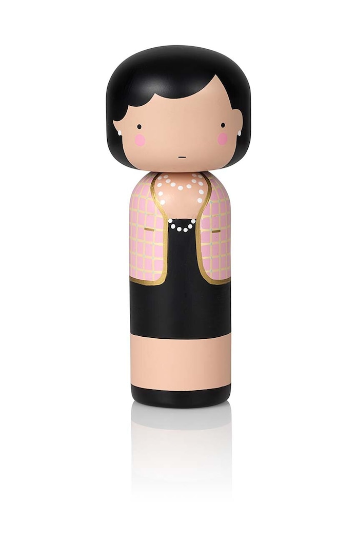Lucie Kaas kokeshi baba Coco In Pink többszínű SI01CO2