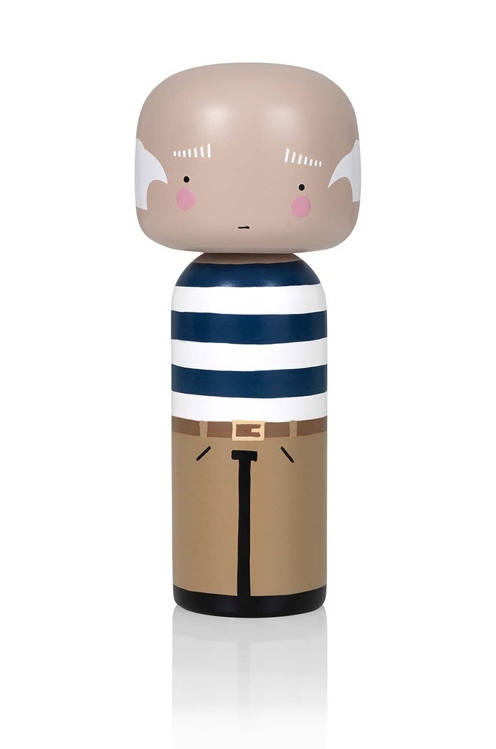 Lucie Kaas papusa kokeshi Pablo multicolor SI02PA