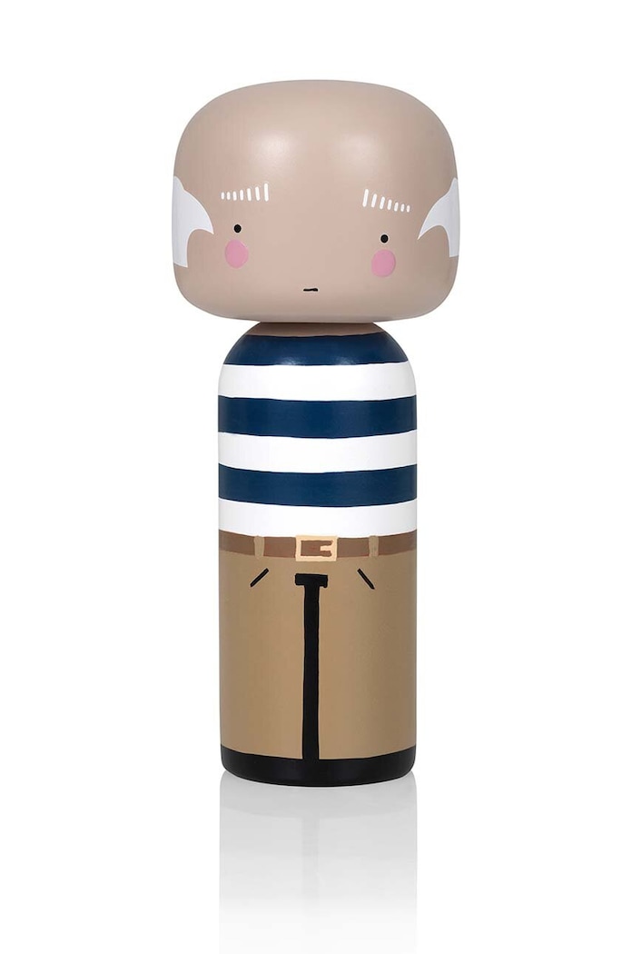 Lucie Kaas papusa kokeshi Pablo multicolor SI02PA