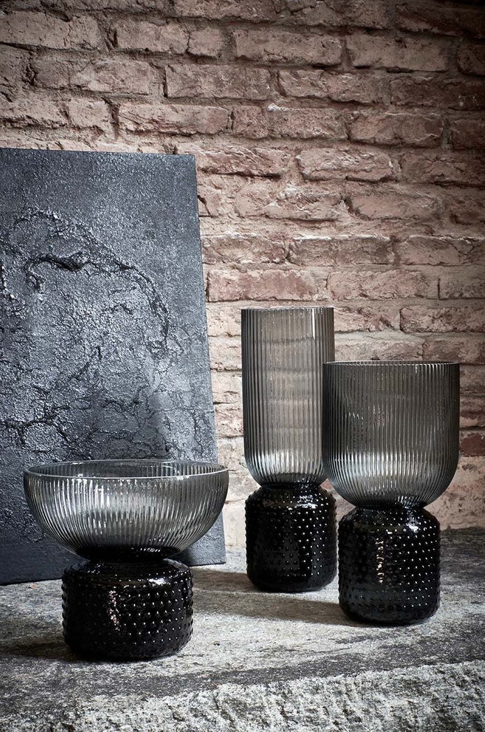 Vaza decorativa Coco S|P Collection 855012 gri