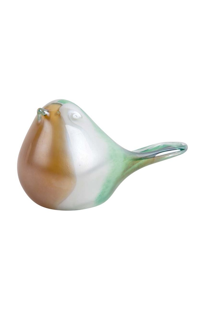 Present Time Decorație Fat Bird verde PT4085GR