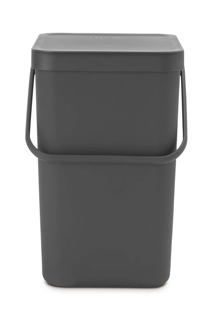 Brabantia cestino dei rifiuti Sort & Go 25 L grigio 129940