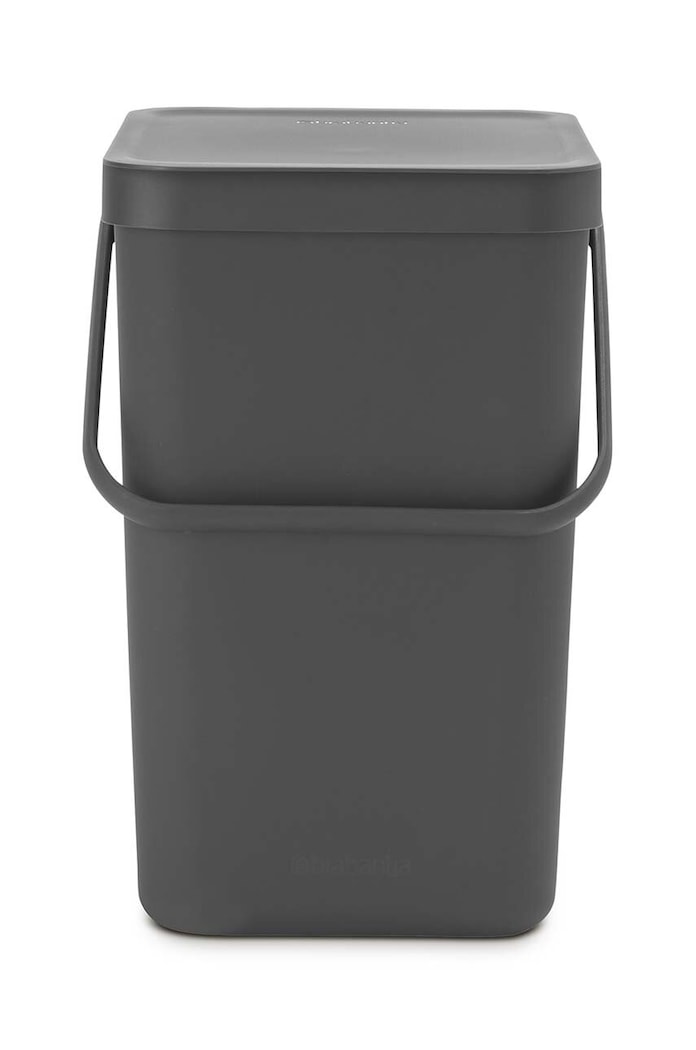 Brabantia cestino dei rifiuti Sort & Go 25 L grigio 129940