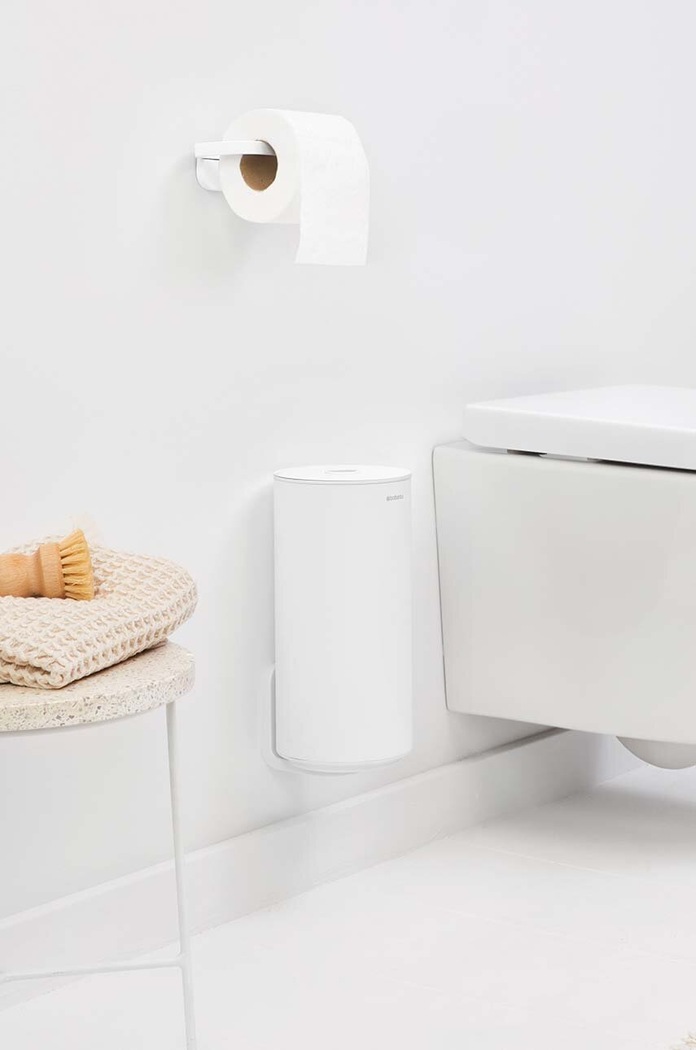 Zásobník na toaletný papier Brabantia MindSet biela 303180