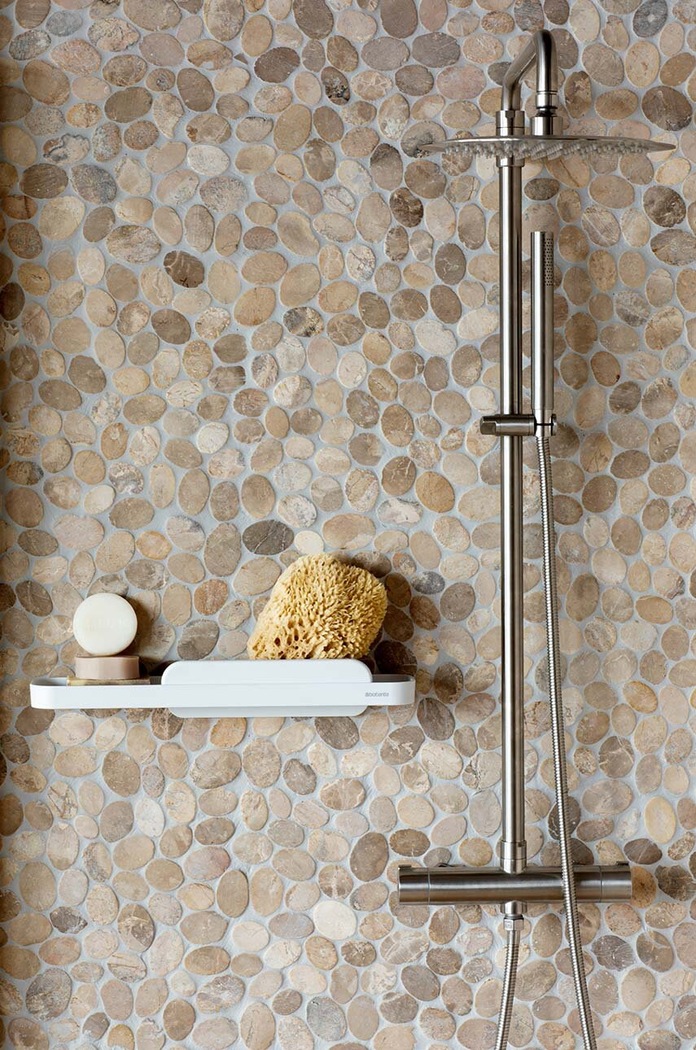 Рафт за баня Brabantia MindSet бял 303623
