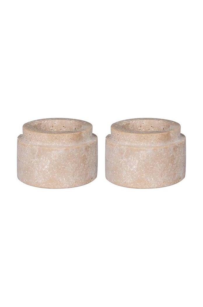 Dekorativní svícen House Nordic 2-pack béžová 4561049
