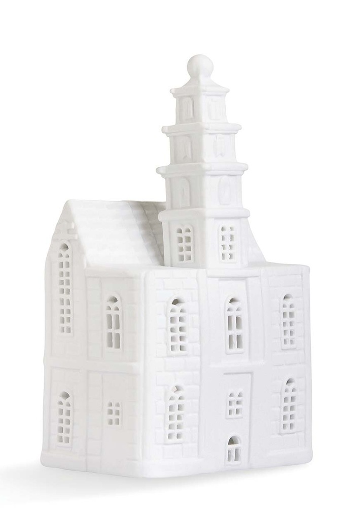 Dekoračný svietnik &k amsterdam Canal House Church Large biela 1773.13
