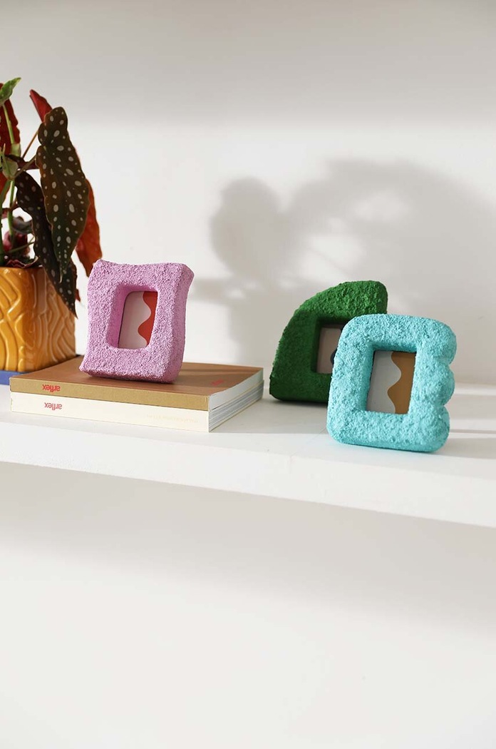 Σαλόνι και υπνοδωμάτιο Κορνίζα &k amsterdam Chunky Green 1658.01 πράσινο