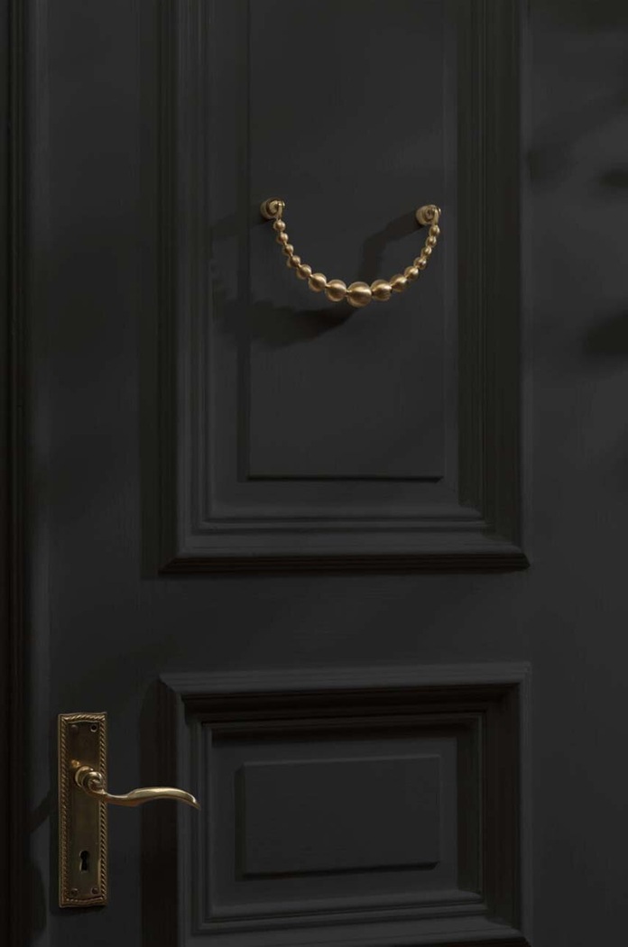 Decor Klepadlo na dvere Garden Glory Pearl Ribbon 19515.GG žltá