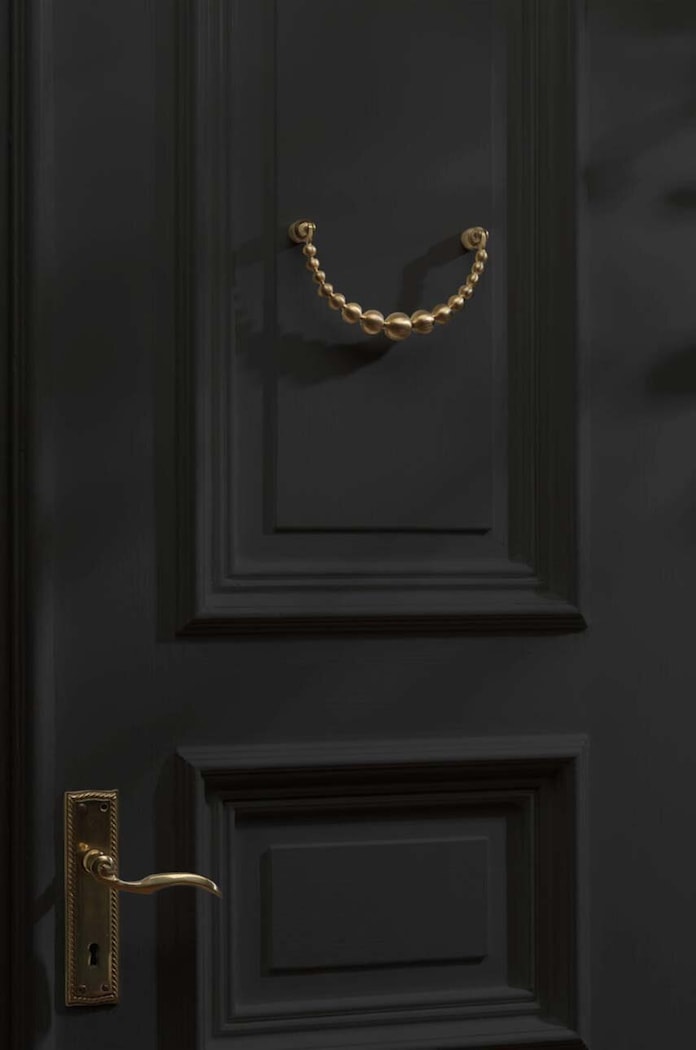 Decor Klepadlo na dvere Garden Glory Pearl Ribbon 19515.GG žltá
