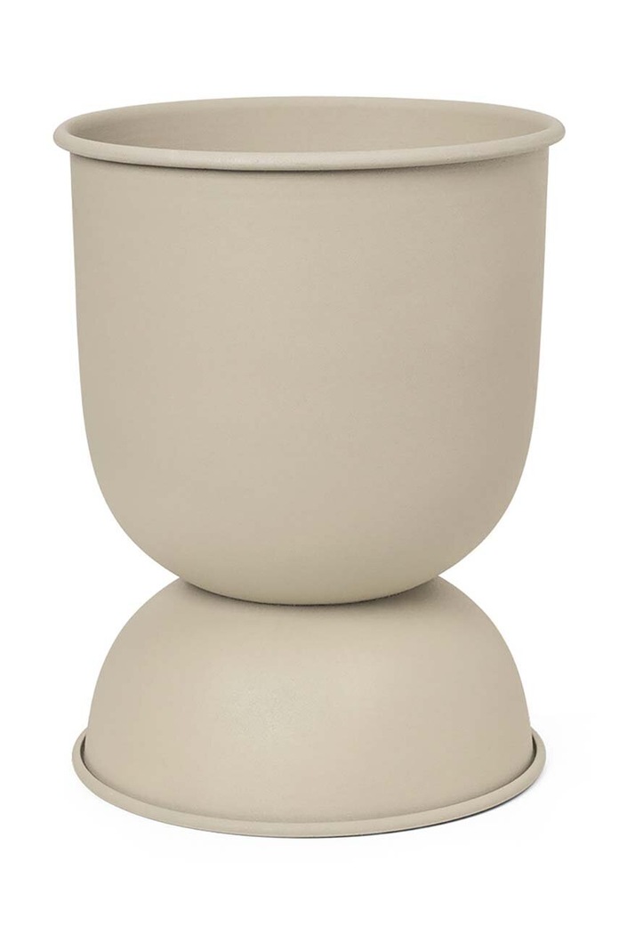 Kvetináč ferm LIVING Hourglass Pot XS/21 x 30 cm béžová 1104266677