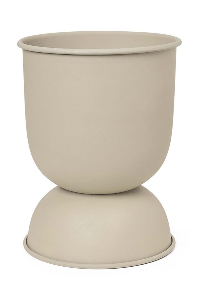 Kvetináč ferm LIVING Hourglass Pot XS/21 x 30 cm béžová 1104266677