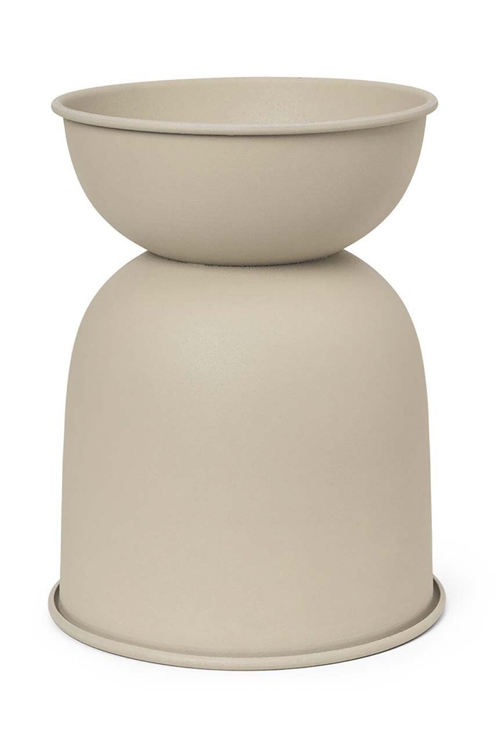 Kvetináč ferm LIVING Hourglass Pot XS/21 x 30 cm 1104266677 béžová AA00