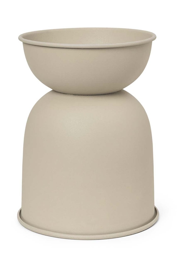 Kvetináč ferm LIVING Hourglass Pot XS/21 x 30 cm 1104266677 béžová AA00
