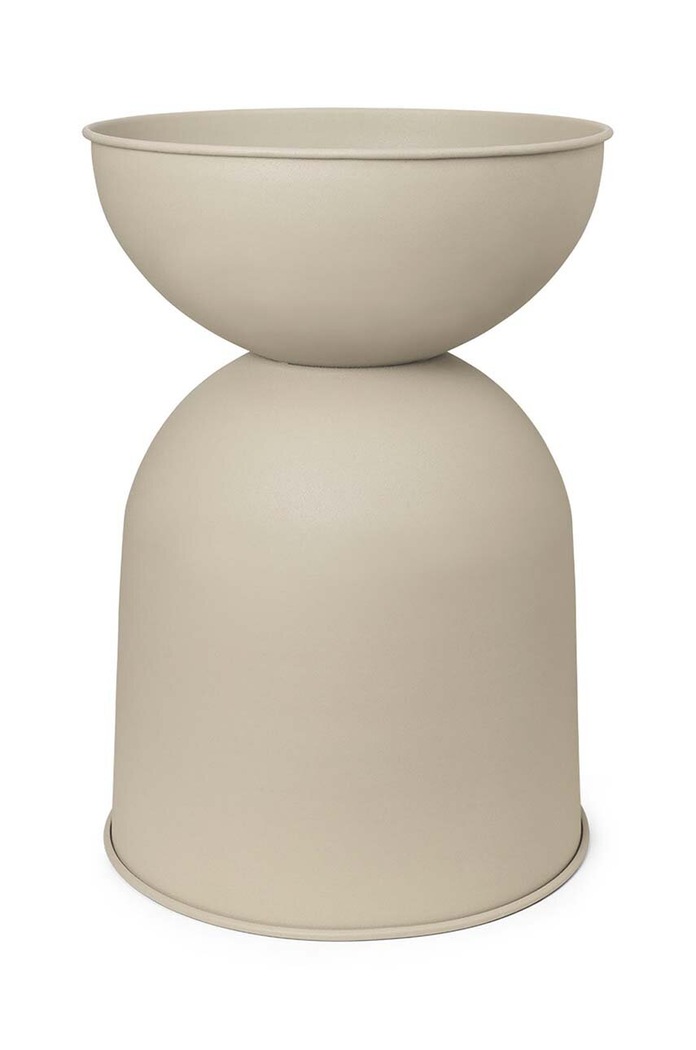 Květináč ferm LIVING Hourglass Pot S 1104266680 béžová AA00