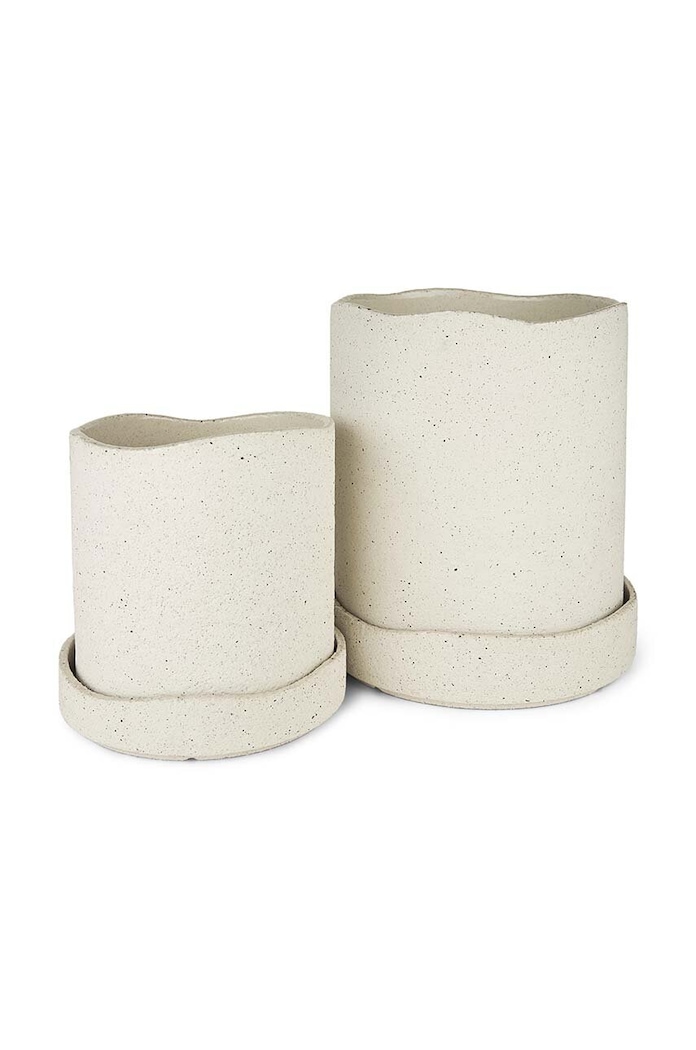 Δοχείο ferm LIVING Uneru Pot 1104267315 μπεζ AA00