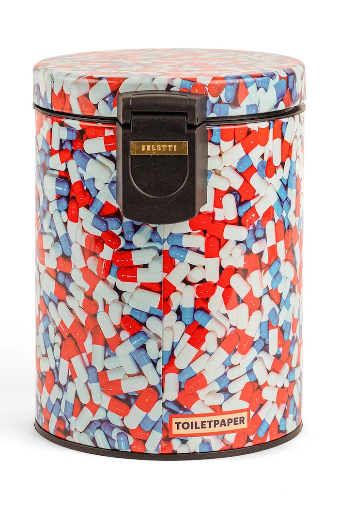 Odpadkový kôš Seletti Toiletpaper 5 L viacfarebná 13444.