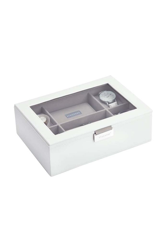 Organizér hodiniek Stackers biela 73593