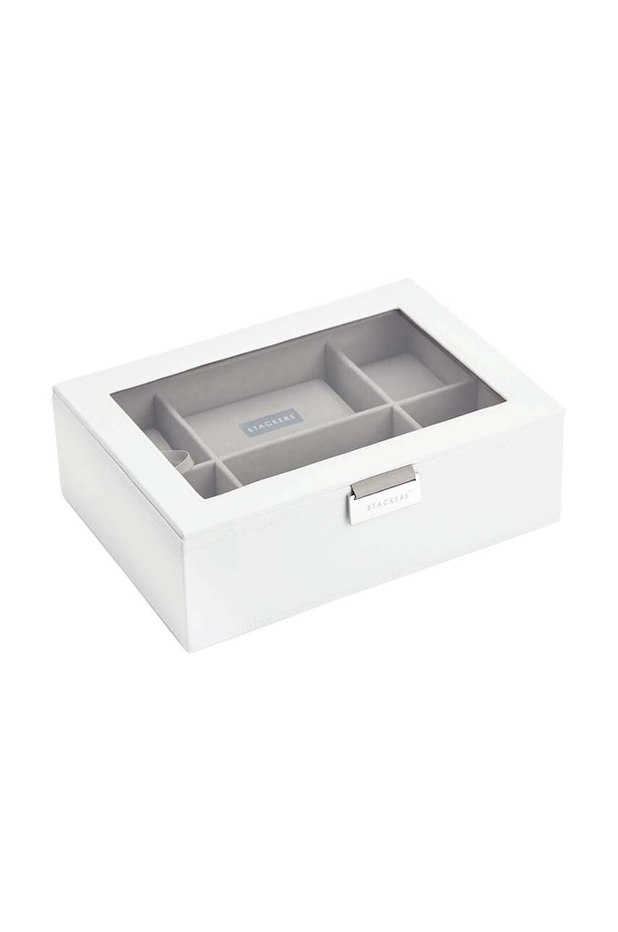 Organizér hodiniek Stackers biela 73593