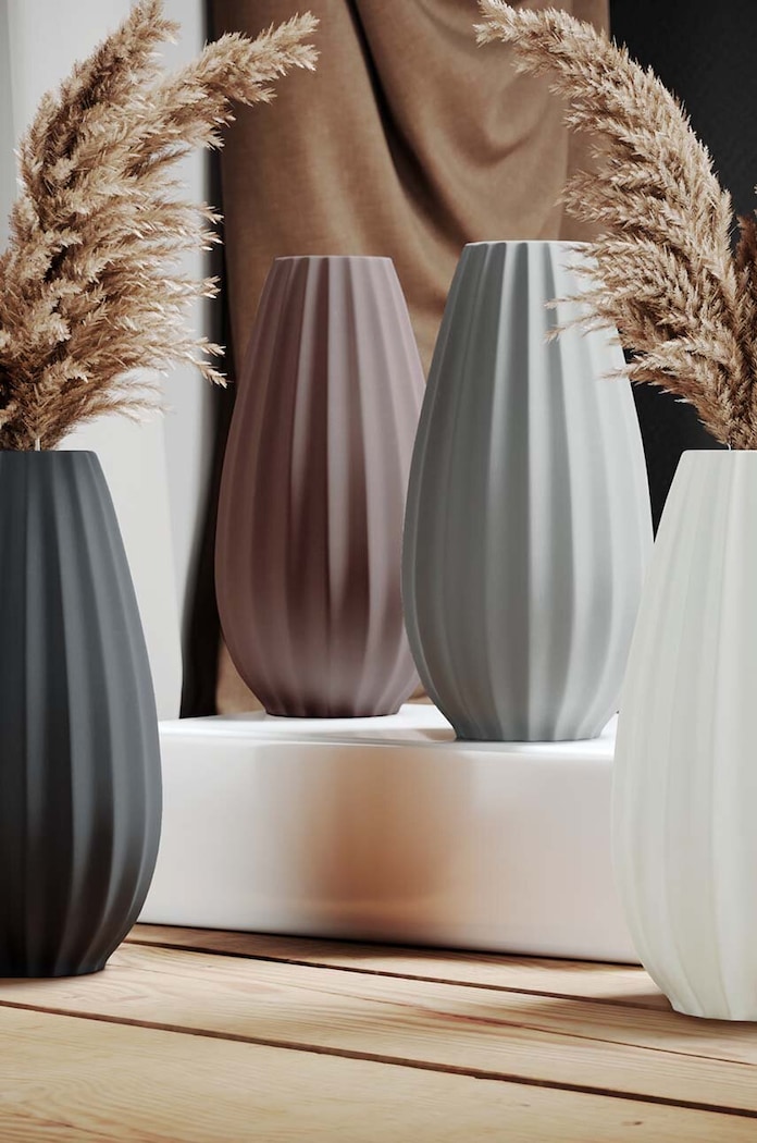 Living și dormitor vaza decorativa 4251838554265 bej