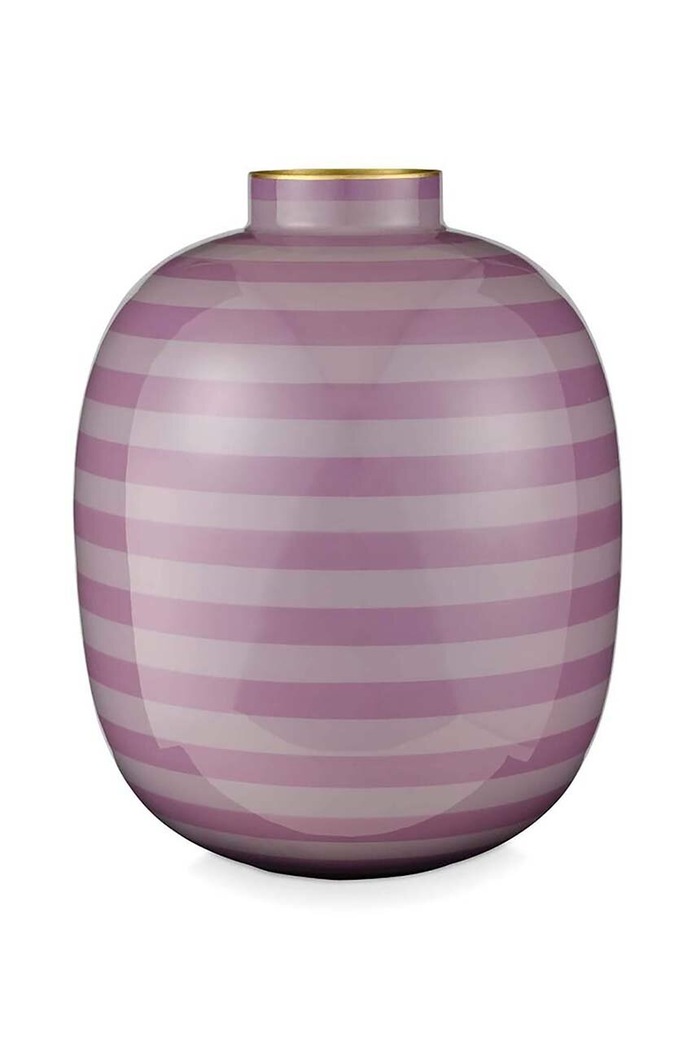 Pip Studio vaza decorativa Stripes Lilac multicolor 51102077