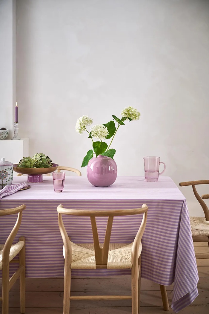 Salon i sypialnia Pip Studio wazon dekoracyjny Lilac 51102075 fioletowy